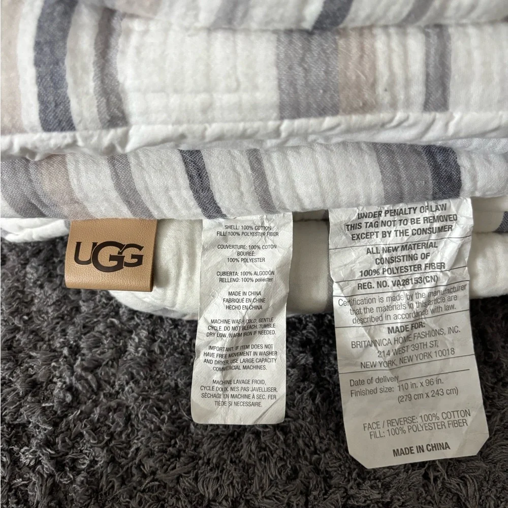 UGG King Size Comforter & Shams